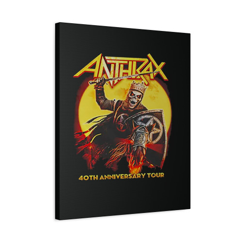 Anthrax We Ride With Death Tonight 40Th Anniversary Canvas Print Poster Anthrax We Ride With Death Tonight 40Th Anniversary Canvas Print Poster