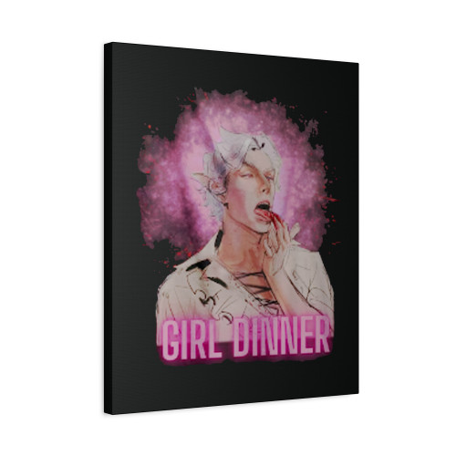 Astarion Baldur Gate 3 Karlach For Wyll Girl Dinner Canvas Print Poster