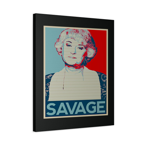 Blanche Devereaux Savage The Stay Golden Canvas Print Poster Blanche Devereaux Savage The Stay Golden Canvas Print Poster