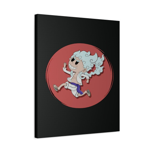Chibi Luffy Gear 5 One Piece Canvas Print Poster