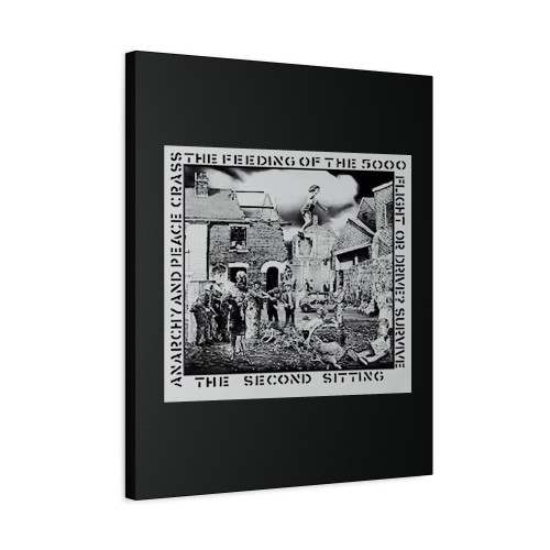 Crass The Feeding Of The 5000 Logo Canvas Print Poster