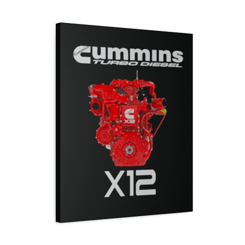 Cummins X12 Logo Canvas Print Poster