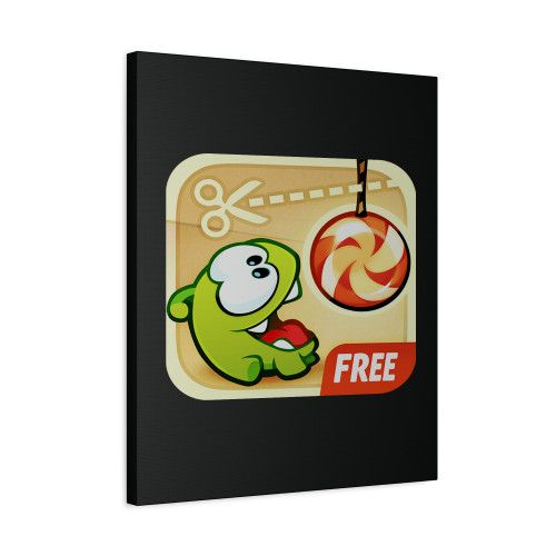 Cut The Rope Free Om Nom Canvas Print Poster