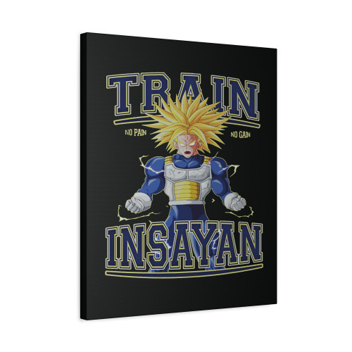 Dbz Train Insayan Capsule Corp Academy Canvas Print Poster