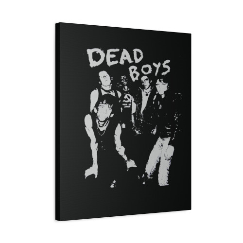 Dead Boys Black Canvas Print Poster