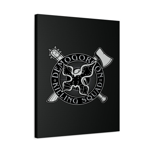 Demogorgon Killing Squad Canvas Print Poster