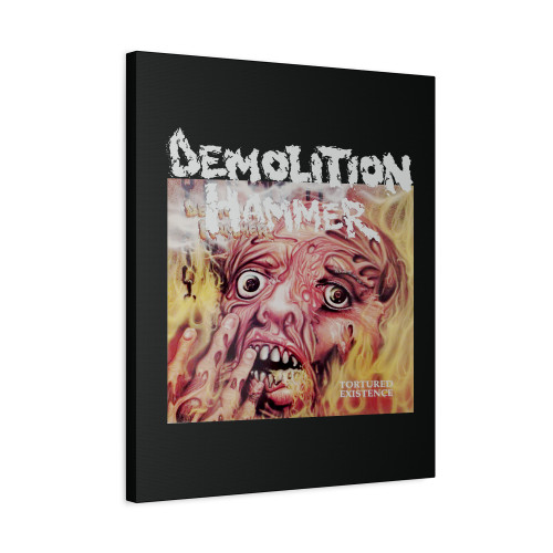 Demolition Hammer Tortured Existence Cover Canvas Print Poster