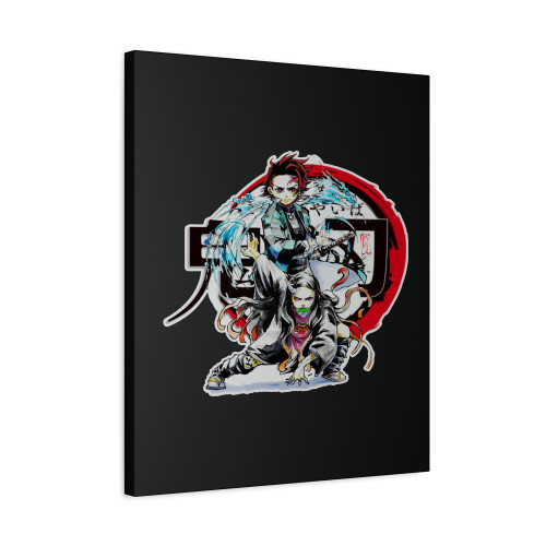 Demon Slayer Tanjiro And Nezuko Canvas Print Poster
