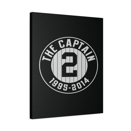 Derek Jeter The Captain #2 1995 2014 Canvas Print Poster
