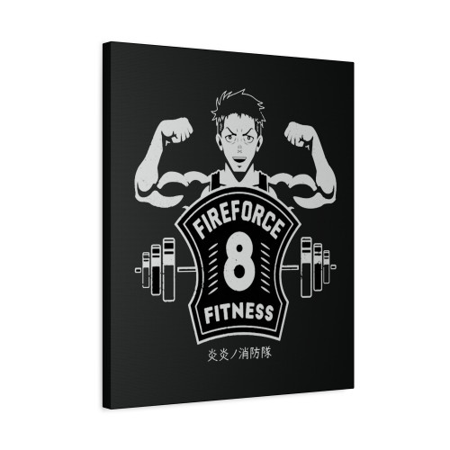 Fire Force Fitness Canvas Print Poster