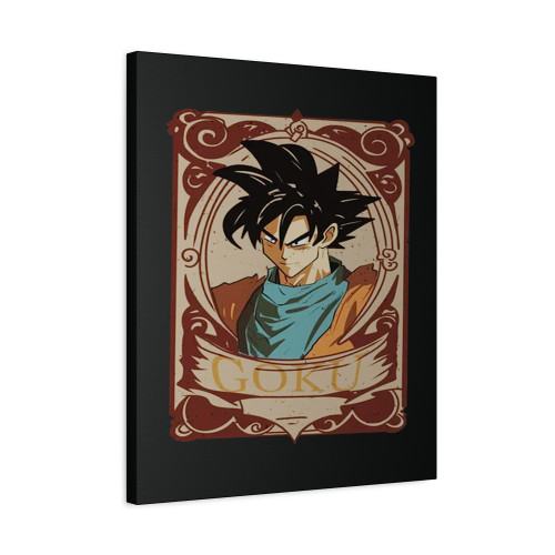 Goku Tarot Card Canvas Print Poster
