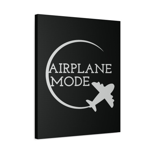 Airplane Mode Funny Trip Pilot Plane Travel Traveling Flying Vacation Canvas Print Poster