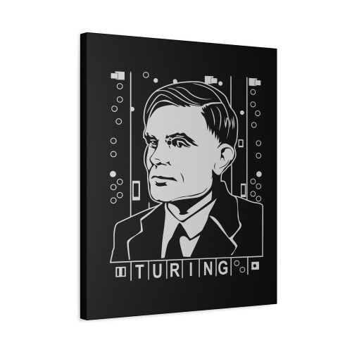 Alan Turing Tribute Canvas Print Poster