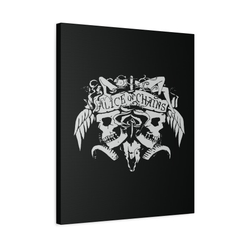 Alice In Chains Rock Band Logo Canvas Print Poster
