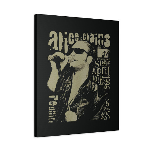 Alice In Chains Vintage Poster Rock Music Canvas Print Poster