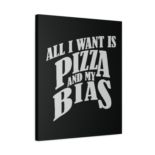 All I Want Is Pizza And My Bias Bts Kpop Canvas Print Poster