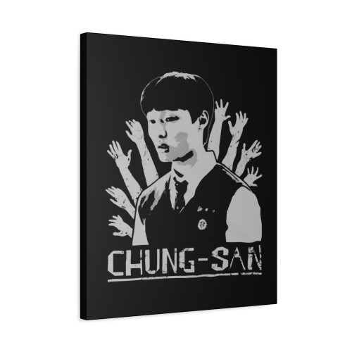 All Of Us Are Dead Chung San Korean Zombie Horror Apocalypse Canvas Print Poster