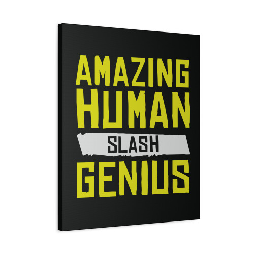 Amazing Human Slash Genius Bro0Klyn Nine Nine Canvas Print Poster