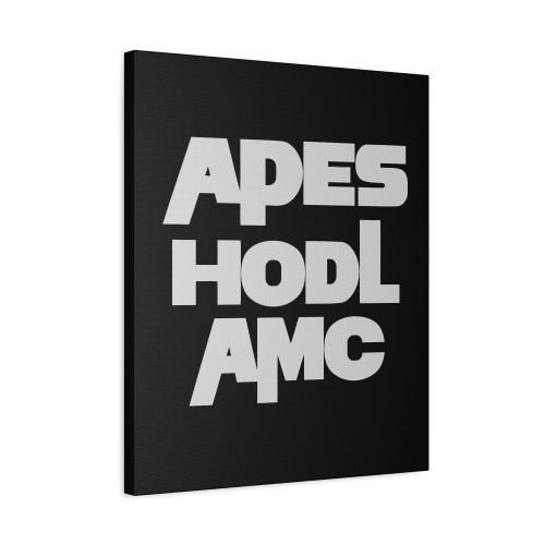 Amc Apes Hodl Canvas Print Poster