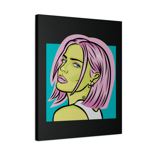 Anne Marie Dua Lipa Billie Eilish Lady Gaga Canvas Print Poster