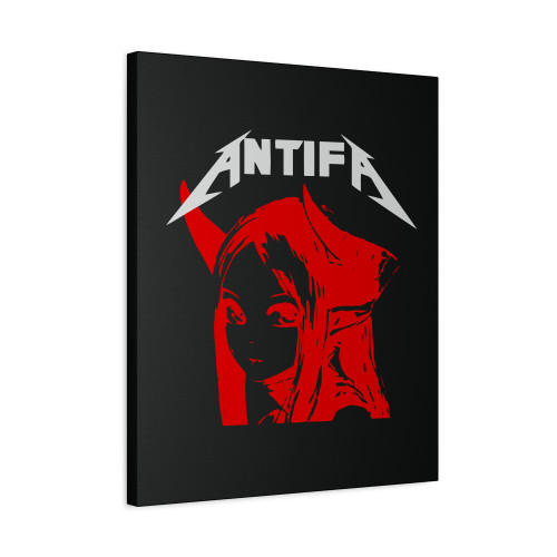 Antifa Red Spectre Canvas Print Poster
