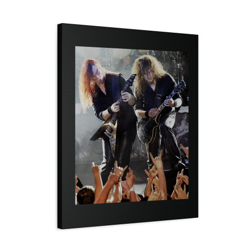 Arch Enemy Duelling Guitars Canvas Print Poster