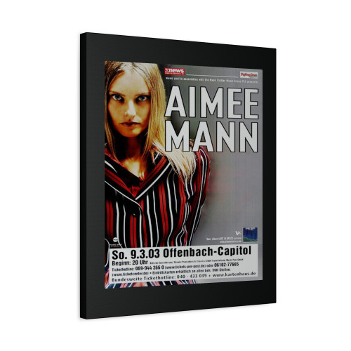 Aimee Mann Lost In Space Frankfurt 2003 Canvas Print Poster
