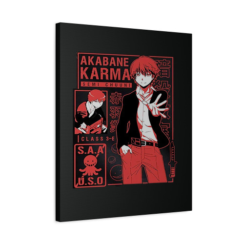 Akabane Karma Assassination Classroom Canvas Print Poster