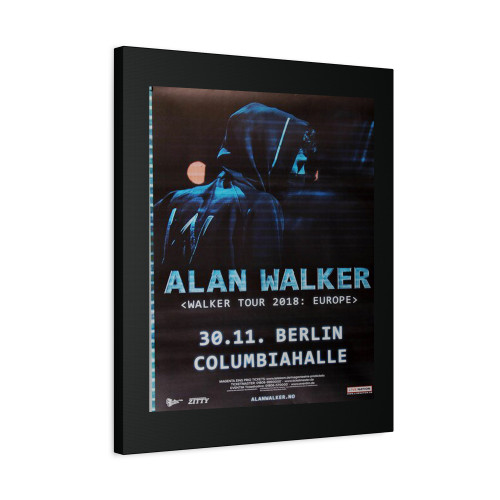 Alan Walker Walker Tour Berlin 2018 Canvas Print Poster