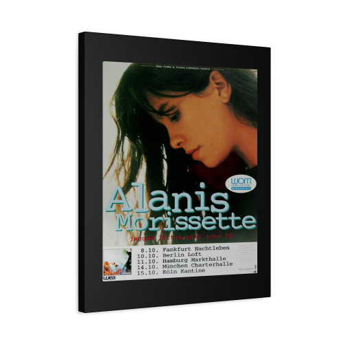 Alanis Morissette Jagged Little Pill Tour 1995 Canvas Print Poster