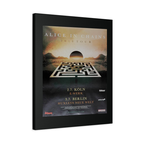 Alice In Chains Raionier Fog All Dates 2018 Canvas Print Poster