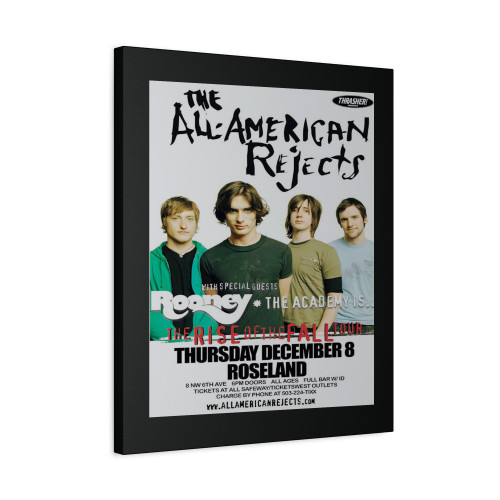 All American Rejects Concert Canvas Print Poster