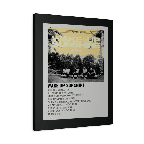 All Time Low Wake Up Sunshine Canvas Print Poster