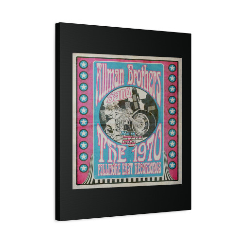 Allman Brothers Band Members Share Stories From 1971 Fillmore East Performances Canvas Print Poster