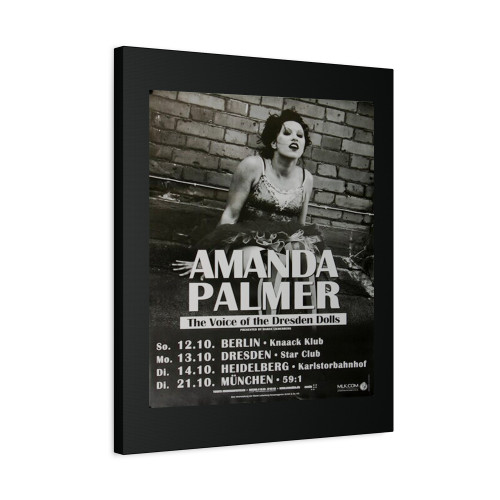 Amanda Palmer Dresden Dolls Tour 2008 Canvas Print Poster