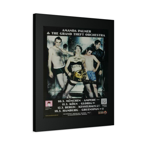 Amanda Palmer Dresden Dolls Tour 2013 Canvas Print Poster