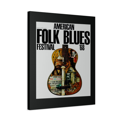 American Folk Blues Festival Concert Of Frankfurt 1968 Canvas Print Poster