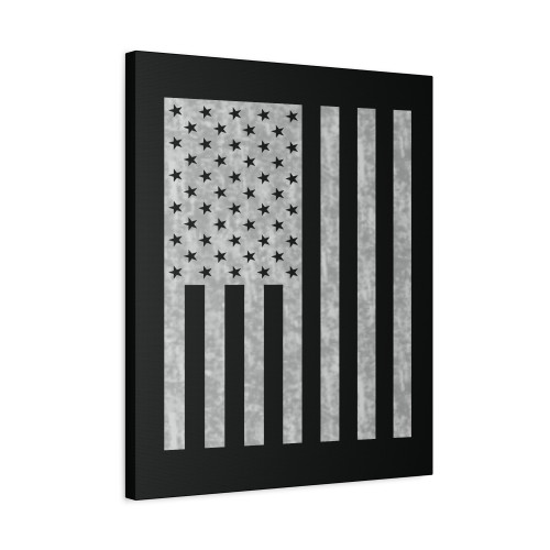American Usa Flag 2 Canvas Print Poster