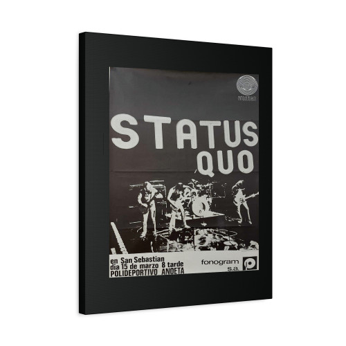An Original Status Quo Concert Canvas Print Poster