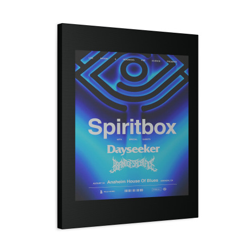 Anaheim House Of Blues August 24Th Canvas Print Poster Anaheim House Of Blues August 24Th Canvas Print Poster