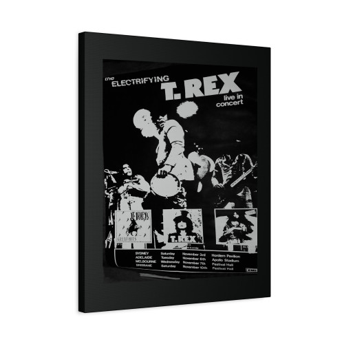 Australian T Rex Concert Poster Canvas Print Poster