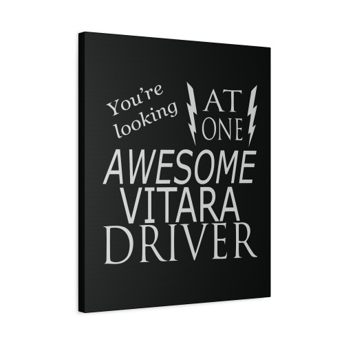 Awesome Vitara Driver Canvas Print Poster