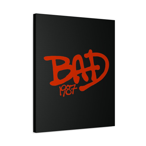 Bad 1987 Canvas Print Poster