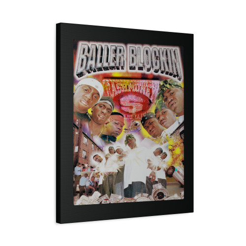 Baller Blockin Movie Cover Canvas Print Poster