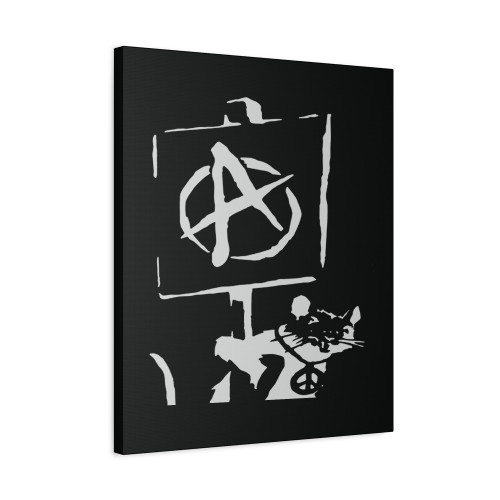 Banksy Anarchy Rat Canvas Print Poster Banksy Anarchy Rat Canvas Print Poster