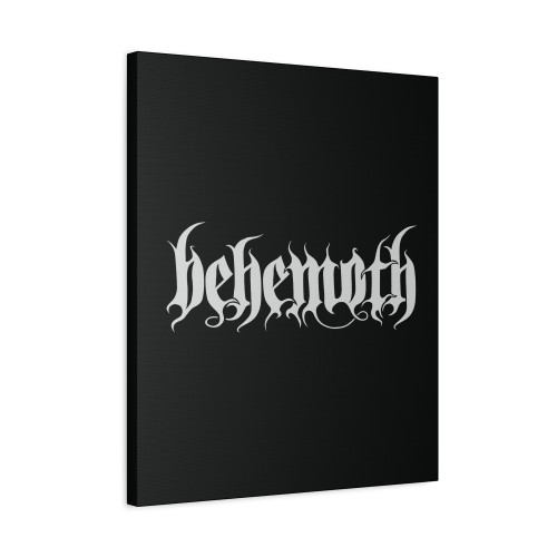 Behemoth Logo Band Canvas Print Poster Behemoth Logo Band Canvas Print Poster