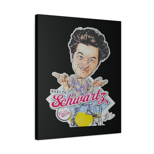 Ben Schwartz And Friends Cartoon Canvas Print Poster
