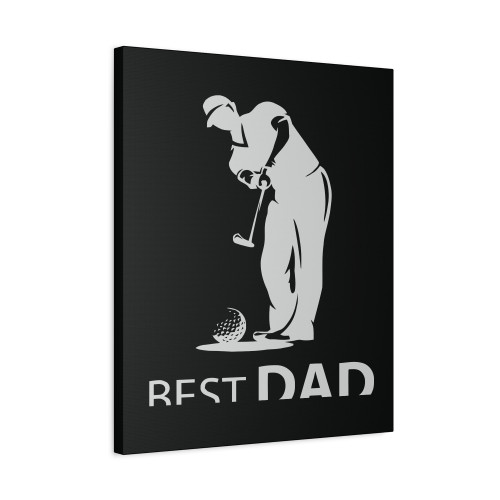 Best Dad By Par Aa Canvas Print Poster