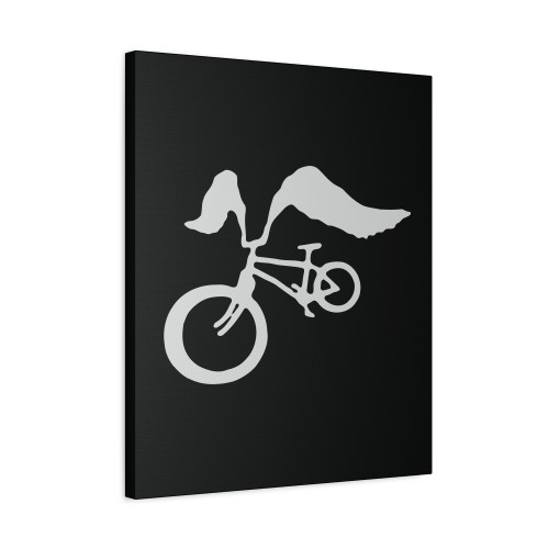 Bicycle With Wings Canvas Print Poster