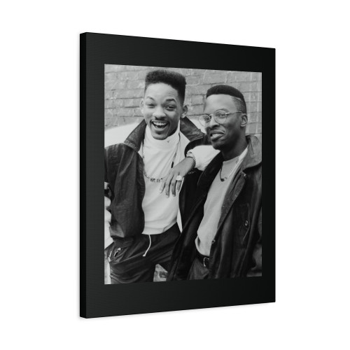 Big Guys Rule Big And Tall Dj Jazzy Jeff And Fresh Prince Will Smith Canvas Print Poster